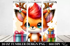 Baby Fox with Vibrant Colors 20 Oz Tumbler Product Image 2