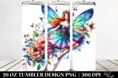 Fairy Jumping Drawing | 20 oz Tumbler Product Image 2