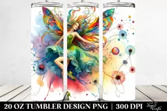 Fairy Jumping Drawing | 20 oz Tumbler Product Image 2