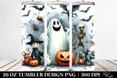 Simple Funny Halloween Clipart with Nightmare 20 Oz Tumbler Product Image 2