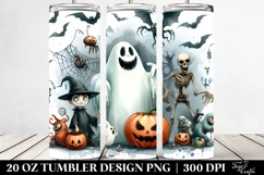 Simple Funny Halloween Clipart with Nightmare 20 Oz Tumbler Product Image 2