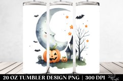 Simple Moon Haloween Clipart 20 Oz Tumbler Product Image 2
