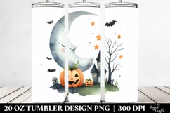 Simple Moon Haloween Clipart 20 Oz Tumbler Product Image 2