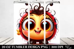 Colorful Ladybug Cartoon Tumbler Product Image 2