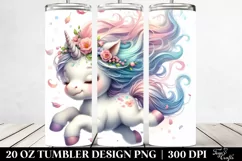Baby Unicorn Bubble Tumbler Product Image 2