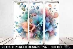 Glossy Delphinium Tumbler Product Image 2