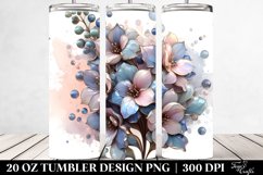 Glossy Delphinium Tumbler Product Image 2