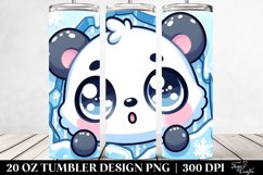 Cute Baby Panda in Ice 20 Oz Tumbler Product Image 2