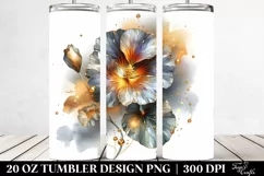 Shiny Nasturtium with Golden Insertions | 20 Oz Tumbler Product Image 2