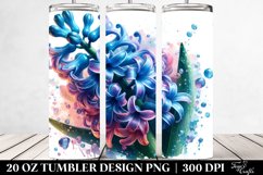 Shiny Hyacinth Made of Material | 20 Oz Tumbler Product Image 2