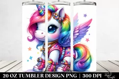 Cute Baby Unicorn Dressed | 20 oz Tumbler Product Image 2
