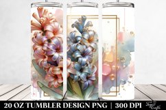 Shiny Hyacinth Tumbler Design Product Image 2