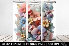 Pastel Glossy Impatiens|20 oz Tumbler Product Image 2