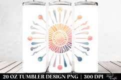Pastel Sun Illustration | 20 Oz Tumbler Product Image 2
