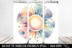 Pastel Sun Illustration | 20 Oz Tumbler Product Image 2