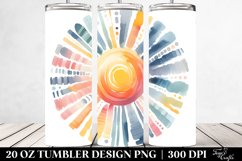 Pastel Sun Illustration | 20 Oz Tumbler Product Image 2