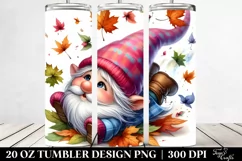 Colorful Cute Gnome Tumbling|20 oz Tumbler Product Image 2