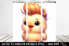 Excited Baby Chicken, 20 Oz Tumbler Product Image 2