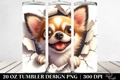 Crazy Furr Chihuahua Tumbler Product Image 2