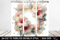 Glossy Azalea Frame, Transparent 20 Oz Tumbler Product Image 2