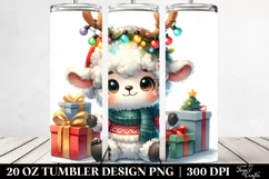 Baby Lamb Dressed for Winter, 20 Oz Tumbler Product Image 2