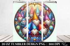 Pastel Gnomes Winter Design 20 Oz Tumbler Product Image 2