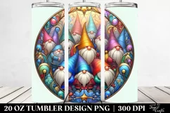 Pastel Gnomes Winter Design 20 Oz Tumbler Product Image 2