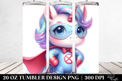 Watercolor Pastel Cute Baby Unicorn | 20 Oz Tumbler Product Image 2