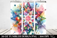 Colorful Abstract Pastel Star | 20 Oz Tumbler Product Image 2