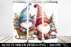 Christmas Gnomes View, 20 Oz Tumbler Product Image 2