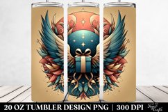 Colorful Gift with Wings Clipart 20 Oz Tumbler Product Image 2