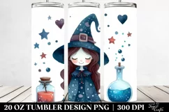 Whimsical Evil Witch Tumbler | 20 oz Tumbler Product Image 2