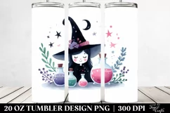 Whimsical Evil Witch Tumbler | 20 oz Tumbler Product Image 2
