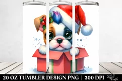 Cheerful Boxer, Festive 20 Oz Tumbler Product Image 2