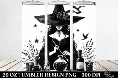 Gothic Evil Witch Tumbler | 20 oz Tumbler Product Image 2