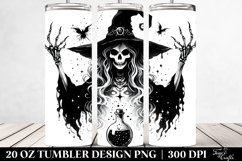 Gothic Evil Witch Tumbler | 20 oz Tumbler Product Image 2