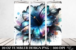 Shiny Petunia with Metallic Insertions | 20 Oz Tumbler Product Image 2