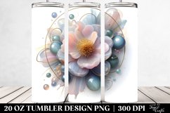 Glossy Anemone with Clipart 20 Oz Tumbler Product Image 2