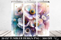 Glossy Anemone with Clipart 20 Oz Tumbler Product Image 2
