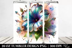 20 Oz Tumbler Sublimation | Shiny Petunia Metalic Product Image 2