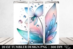 Glossy Snowdrop Splash 20 Oz Tumbler Product Image 2