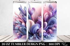 Vibrant Lavender Tumbler Design Product Image 2