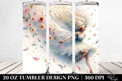 Fairy Spring Watercolor Tumbler Product Image 2