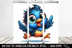 Colorful Baby Blackbird | 20 Oz Tumbler Product Image 2