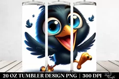 Colorful Baby Blackbird | 20 Oz Tumbler Product Image 2