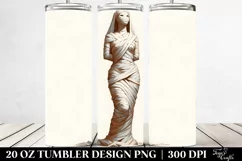 Simple Digital Painting with Mummy | 20 oz Tumbler Product Image 2