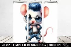 Proud Monkey Dancing, Digital 20 Oz Tumbler Product Image 2