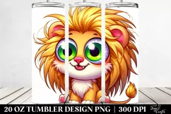 Crazy Baby Lion | 20 Oz Tumbler Product Image 2