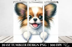 Funny Baby Papillon | 20 Oz Tumbler Product Image 2