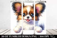 Funny Baby Papillon | 20 Oz Tumbler Product Image 2